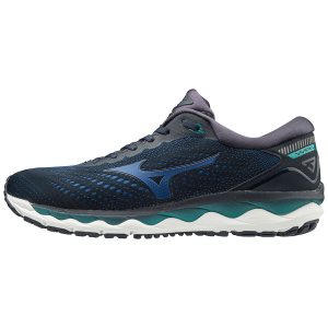 Adidasi Alergare Mizuno Wave Sky 3 Barbati - Bleumarin